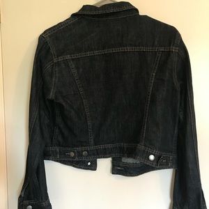 Cropped denim jacket size small.. gently used
